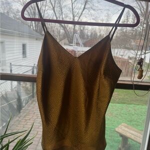 Elegant Gold Women's Camisole Top